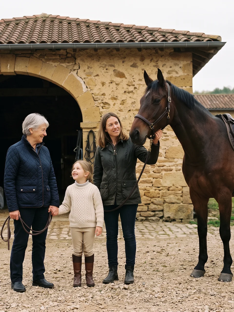 L'équipe, Écurie de Khara, centre équestre à Étoile-sur-Rhône